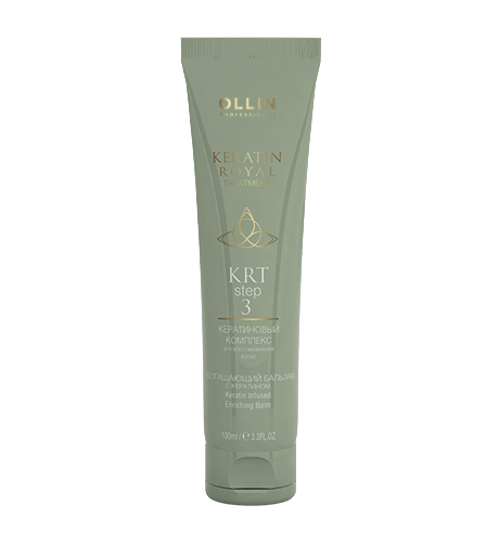 Enriching balm with keratin Keratin Royal Treatment OLLIN 100 ml